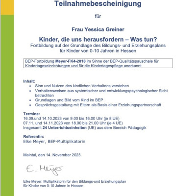 BEP Kids die uns herausfordern